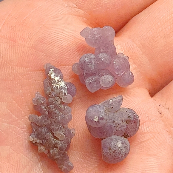 5 grams Natural Grape Agate Botryoidal Purple Chalcedony Specimen Indonesia - Picture 3 of 6